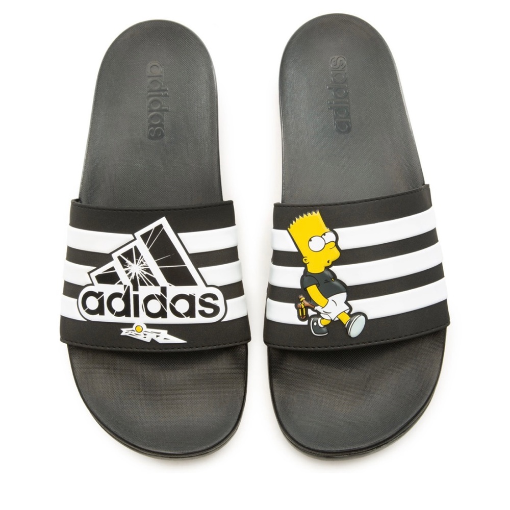 NWT Adidas X The Simpson ADILETTE Comfort Slides SZ-W7/M6